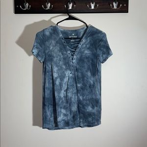 Grey/Blue soft & sexy tee